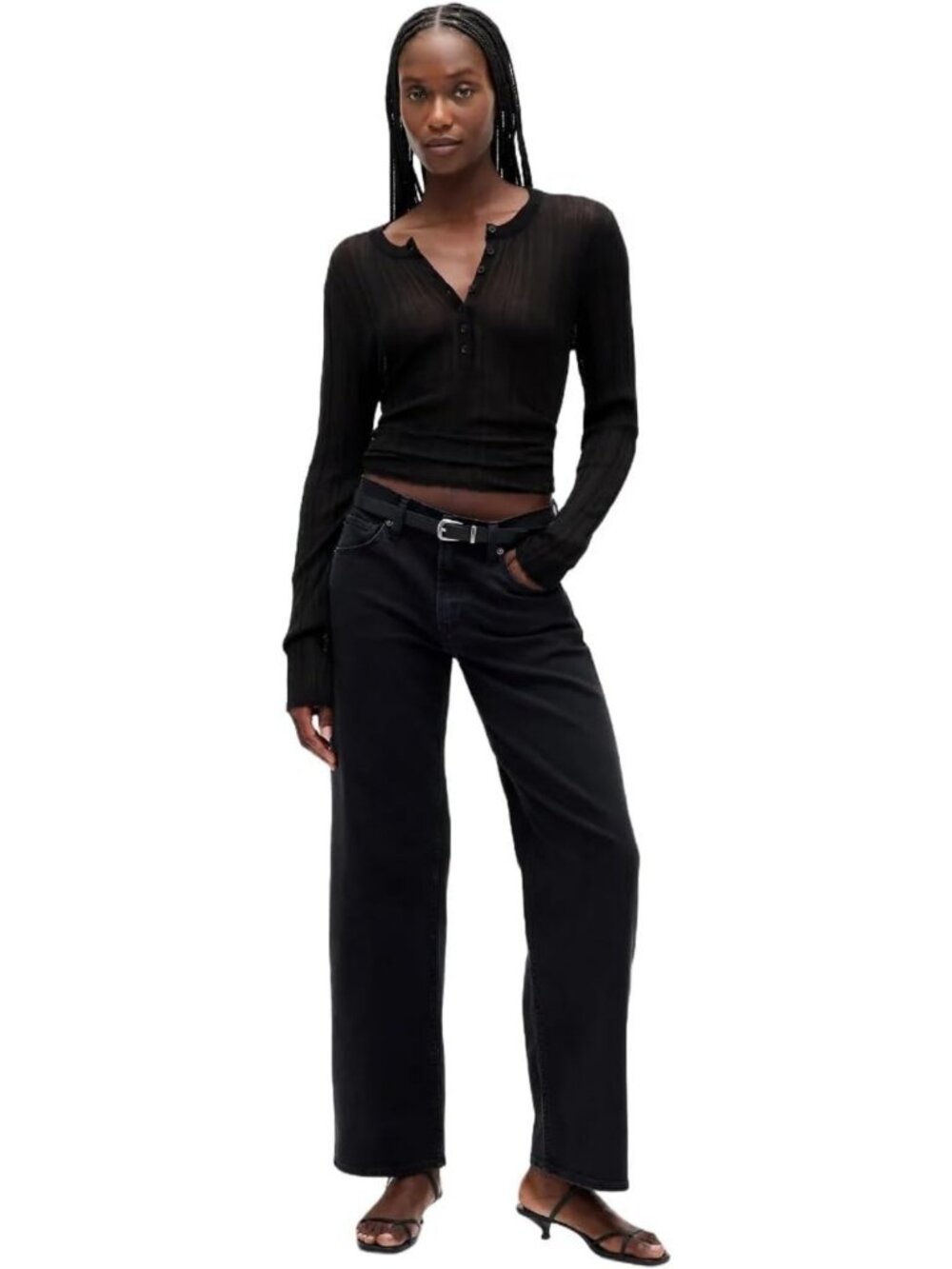 90's Low Rise Loose Fit Women's Jeans - Vintage Style, Casual Chic, Perfect for